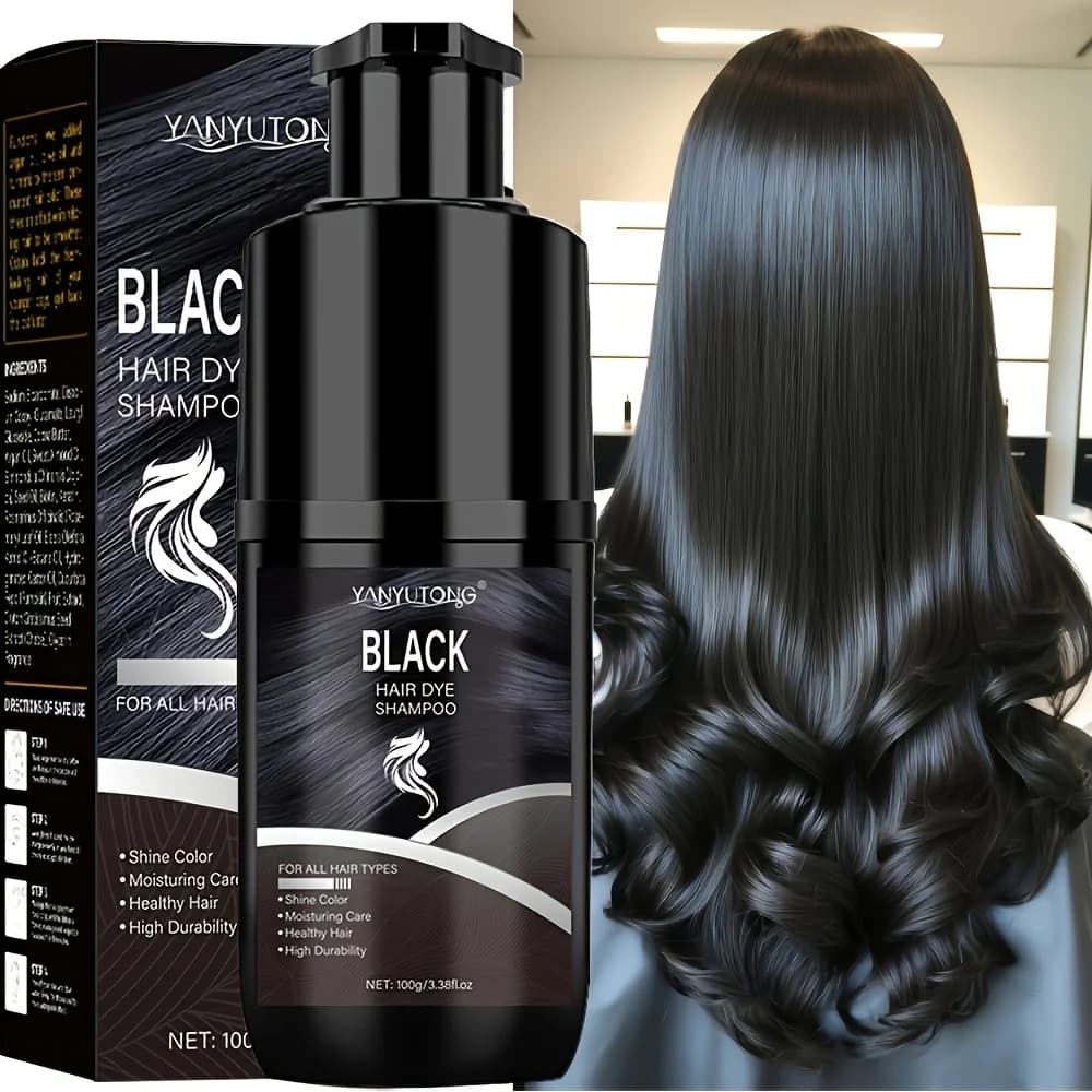 Shampoo colorant naturel pour cheveux, pigments végétaux, longue tenue, doux pour le cuir chevelu, k