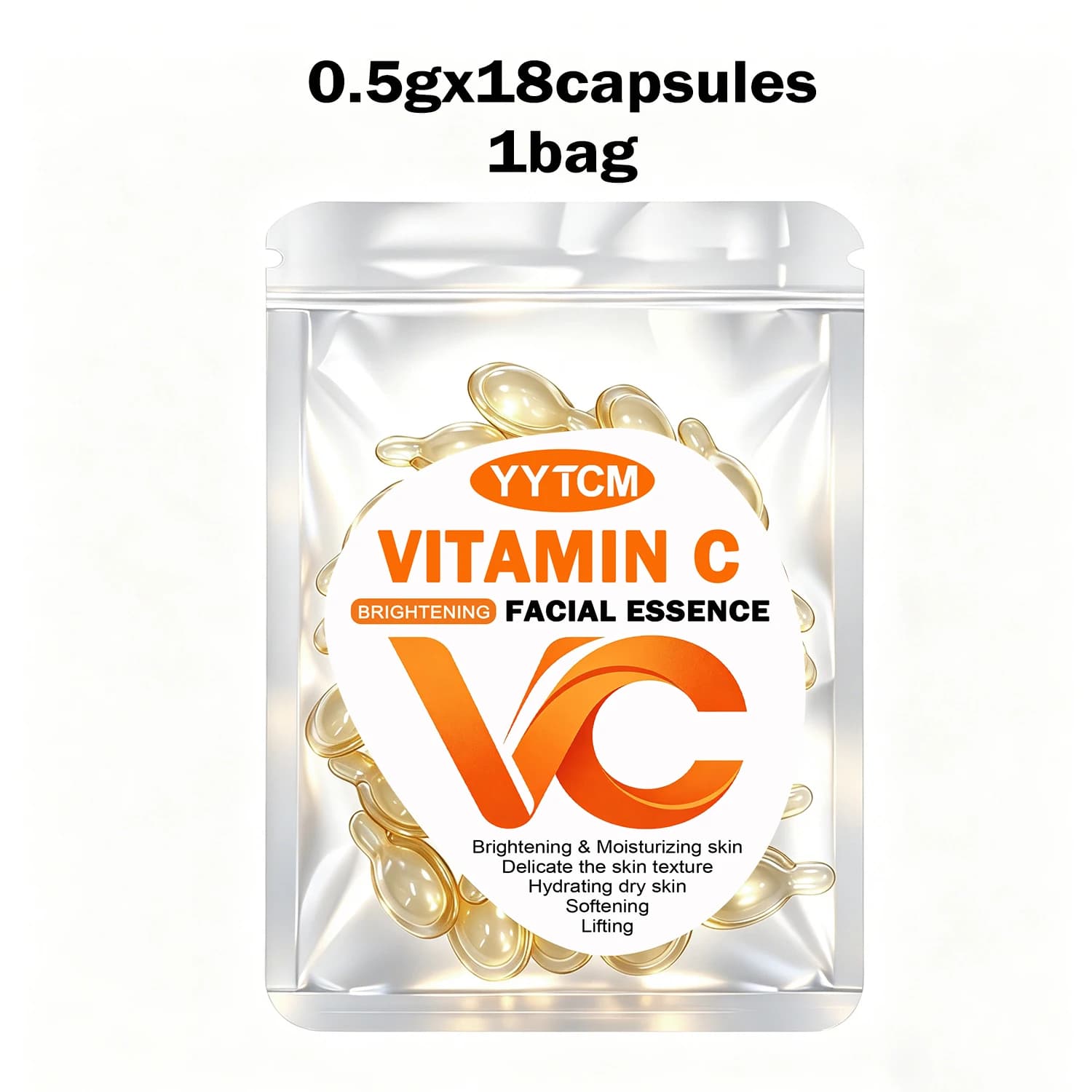 Sérum facial à la vitamine C, hydratant et éclaircissant, raffermissant la peau, contient de la vita