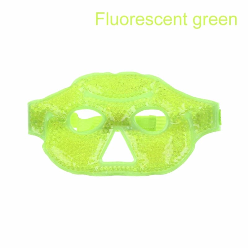 Masque rafraîchissant réutilisable pour les yeux avec billes de gel, compresse froide pour les yeux 