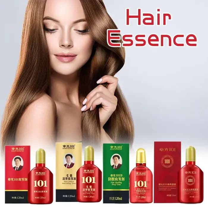 ZHANGGUANG 101 Essence Anti-perte 100% épineux à base de plantes nutriments capillaires