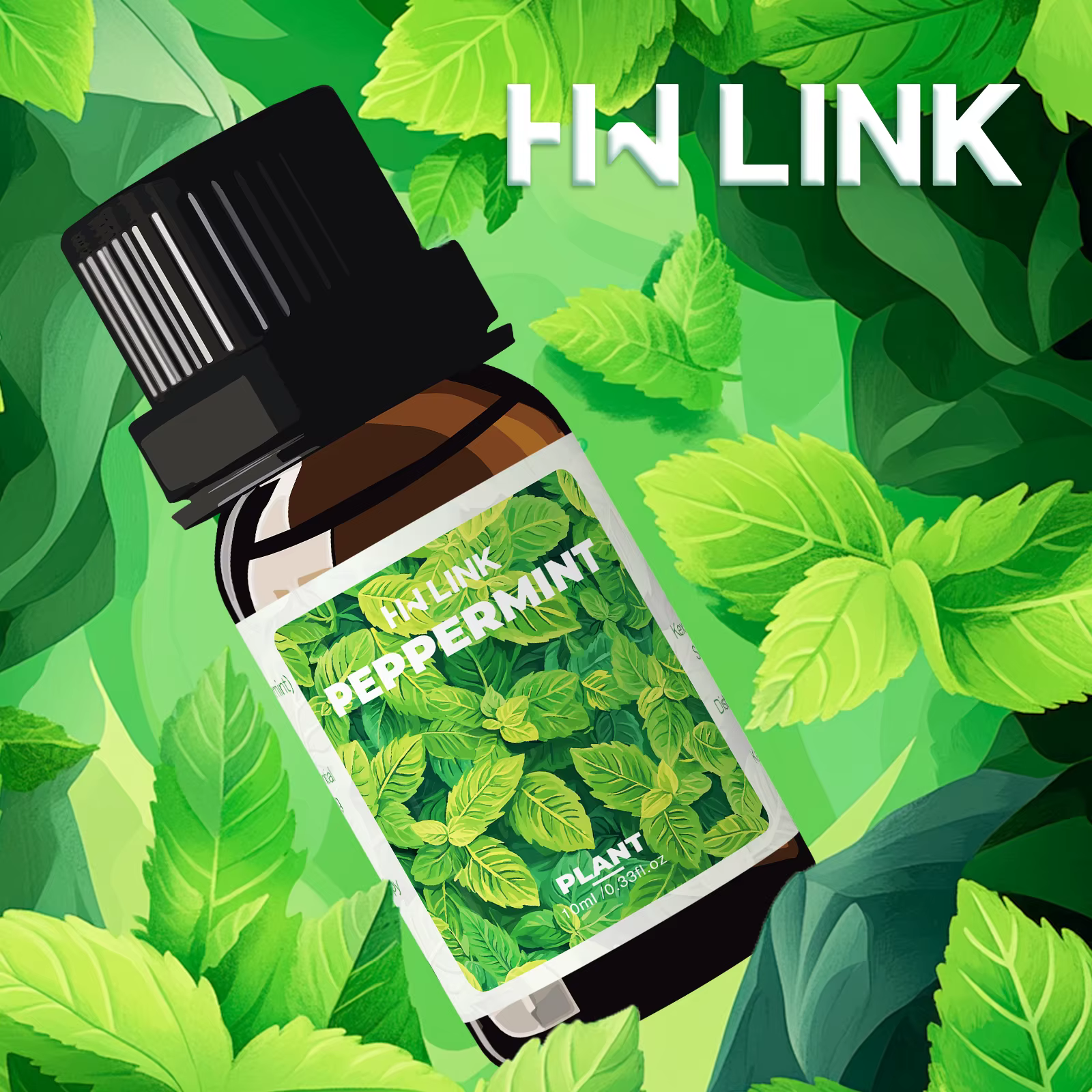 Huiles essentielles de menthe poivrée 10 ml, huile de menthe poivrée fraîche et rafraîchissante, hui