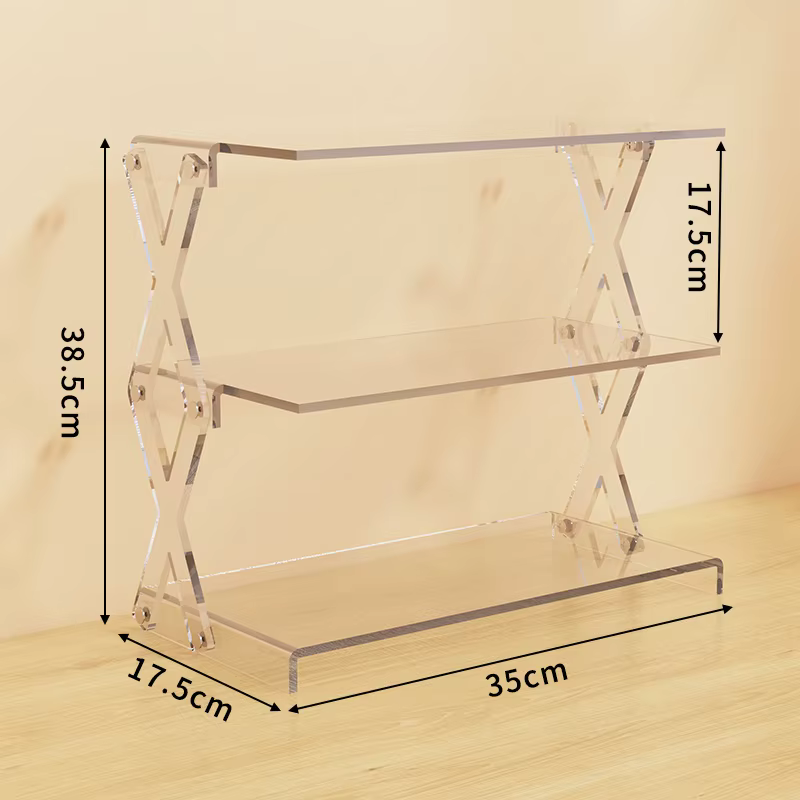 Organisateur de comptoir de salle de bain, rangement de comptoir, organisateur de maquillage en acrylique pour support de parfum, support de vanité, plateau de commode, support à épices